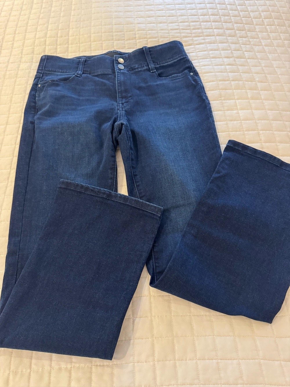 Nine West Dark Blue Boot-Cut Jeans